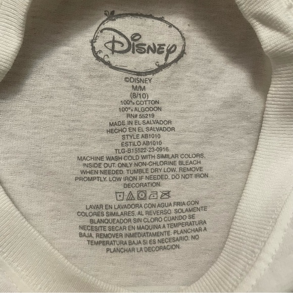 NWT Disney Family Collection White Minnie Mouse Mom Short Sleeve T-Shirt size M - Picture 9 of 12